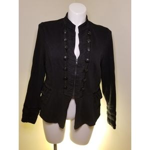 Torrid zip knit military jacket